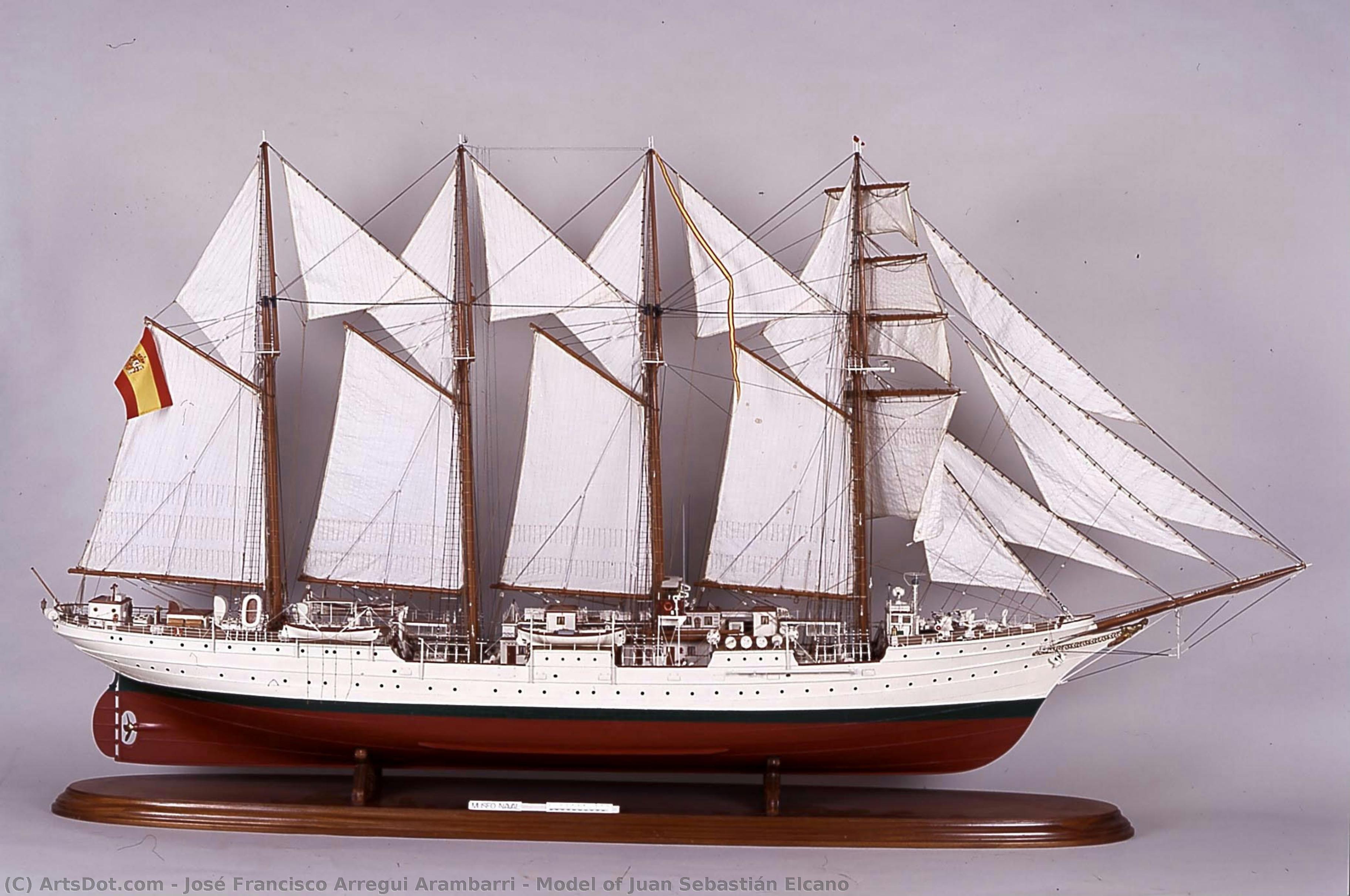 Model Of Juan Sebastián Elcano — José Francisco Arregui Arambarri