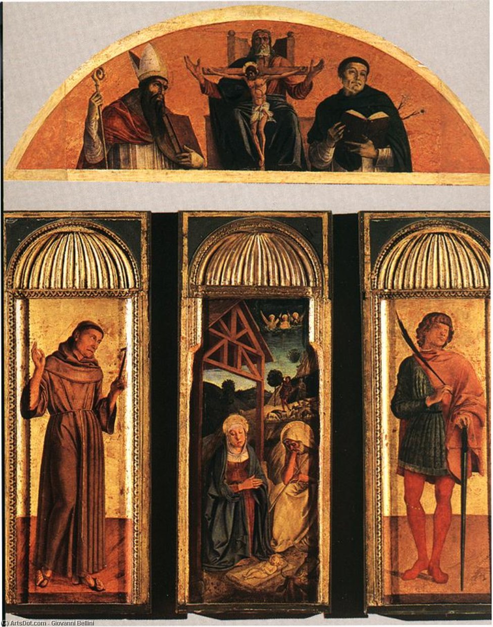 Nativity Triptych — Джотто Беллини