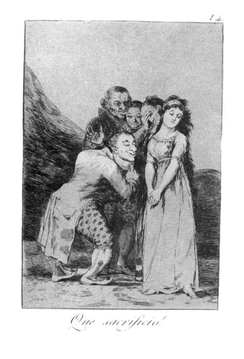 What A Sacrifice! — Francisco José De Goya Y Lucientes