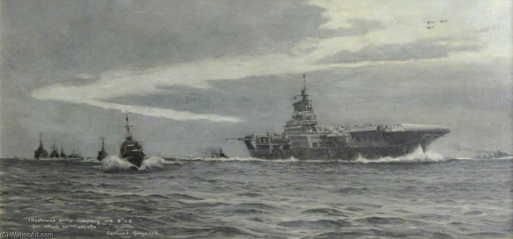 Hms 'illustrious', Attack On Taranto — Rowland Langmaid