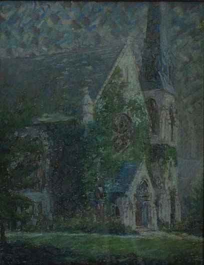Church, (painting) — Mary Agnes Yerkes