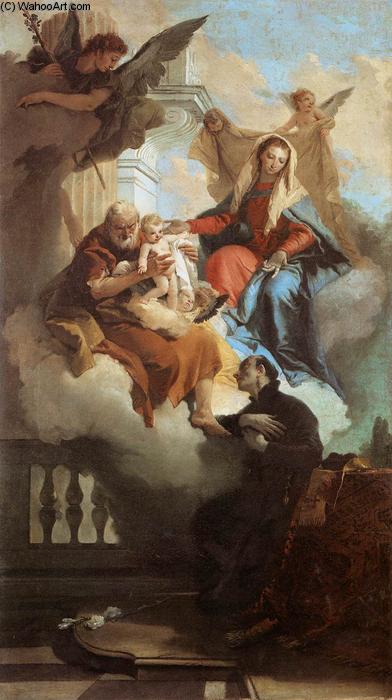 The Holy Family Appearing In A Vision To St Gaetano — Giambattista Tiepolo