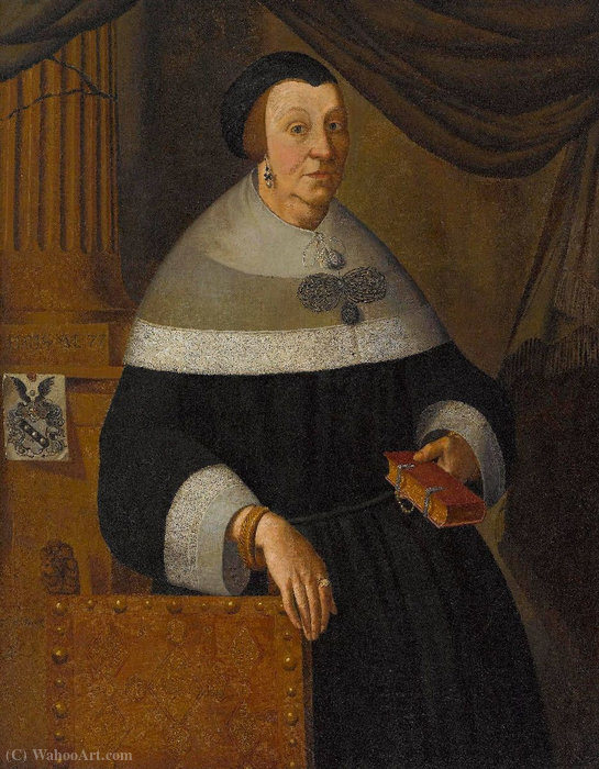 Portrait Of A 77-year-old Woman. — Johann Georg Hinz