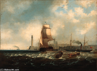 The Channel Packet Leaving Margate — Charles Martin Powell