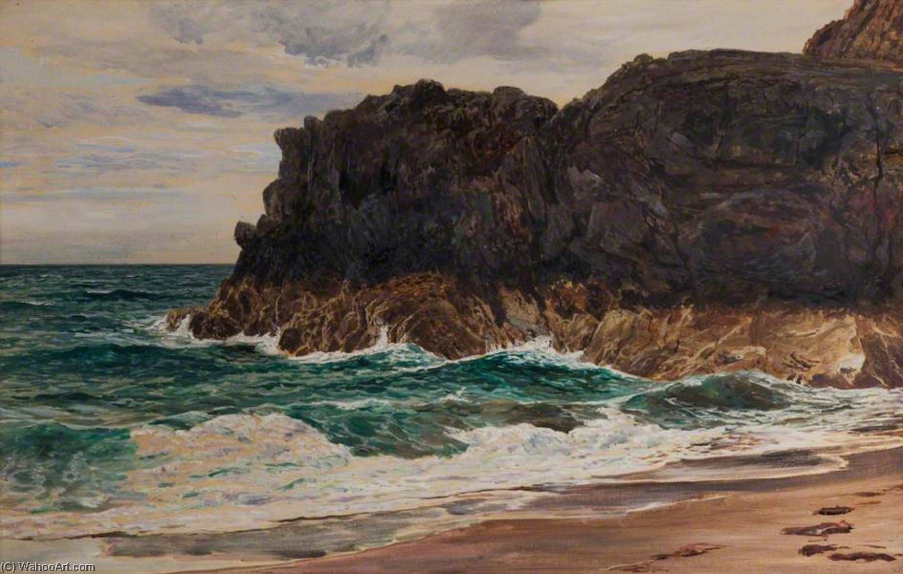 Lighthouse Rock, Llanddwyn — Frederick William Hayes