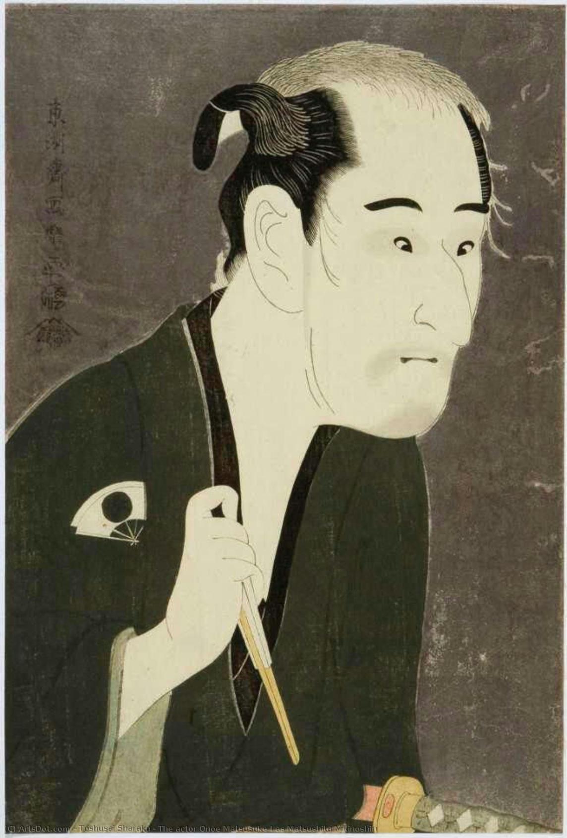 The Actor Onoe Matsusuke I As Matsushita Mikinoshin — Tōshūsai Sharaku