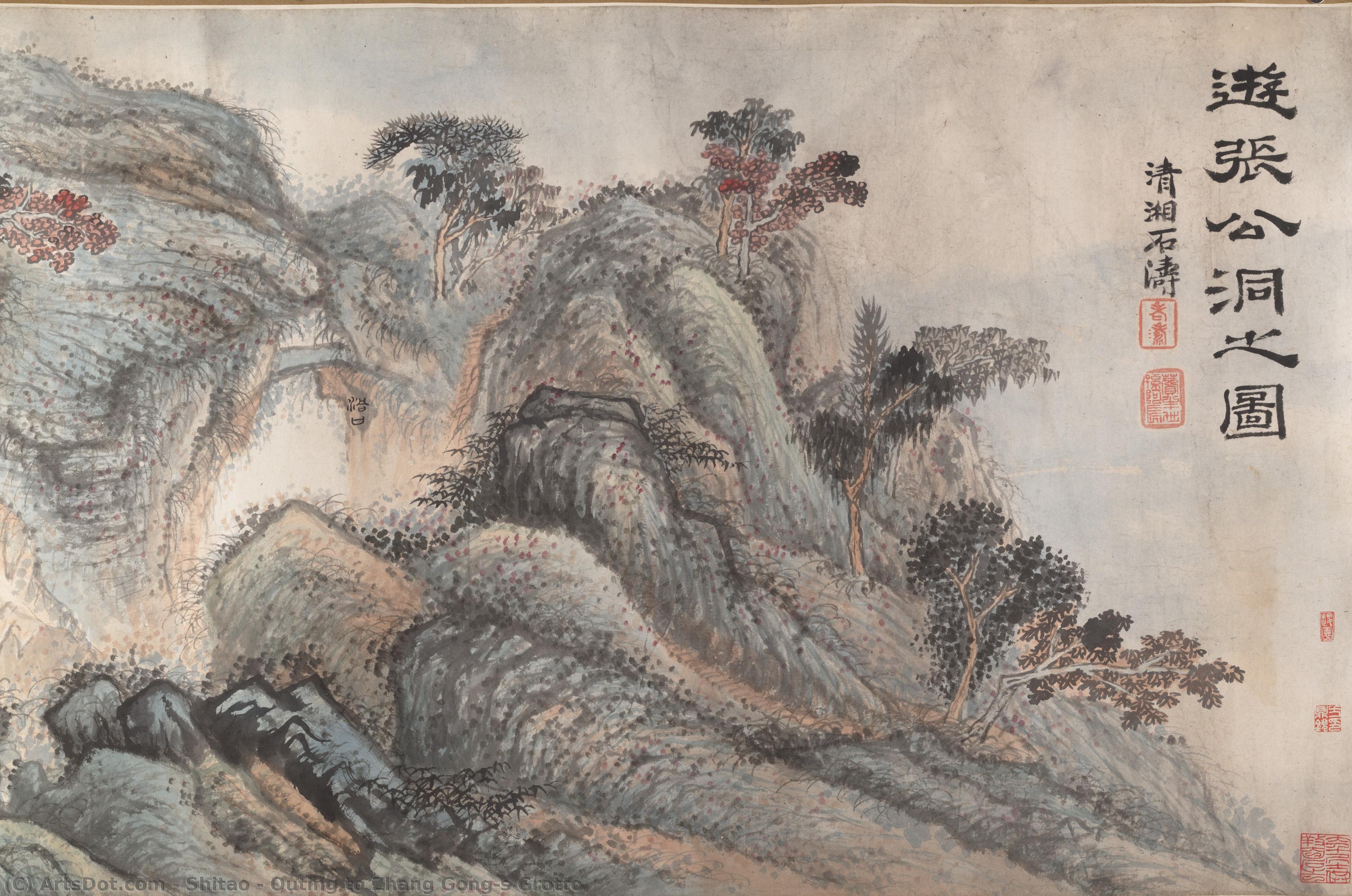 Outing To Zhang Gong's Grotto — Zhu Ruoji