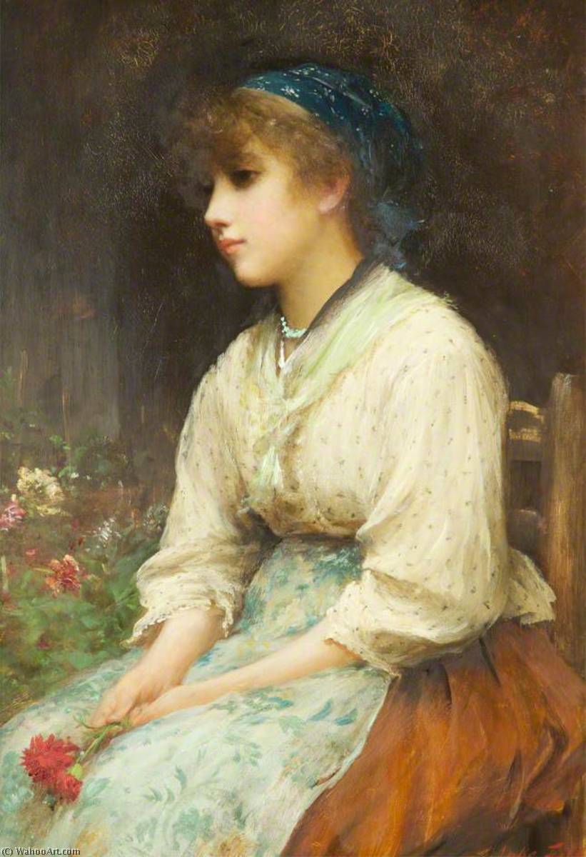 A Venetian Flower Girl — Samuel Luke Fildes