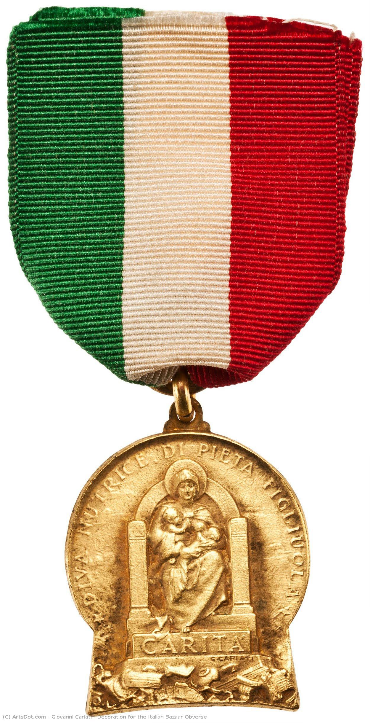 Decoration For The Italian Bazaar Obverse — Giovanni Cariati