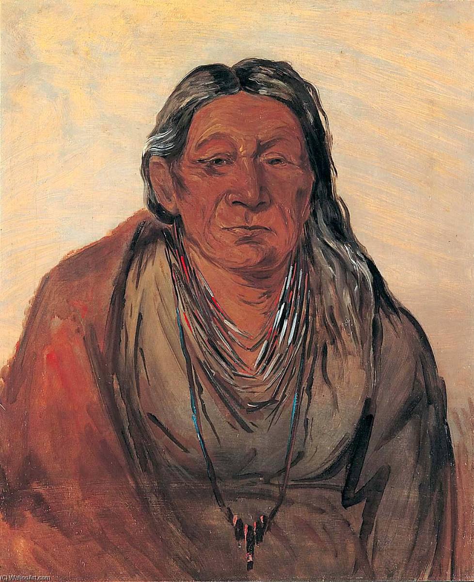 Wah Pe Séh See, Mother Of The Chief — George Catlin
