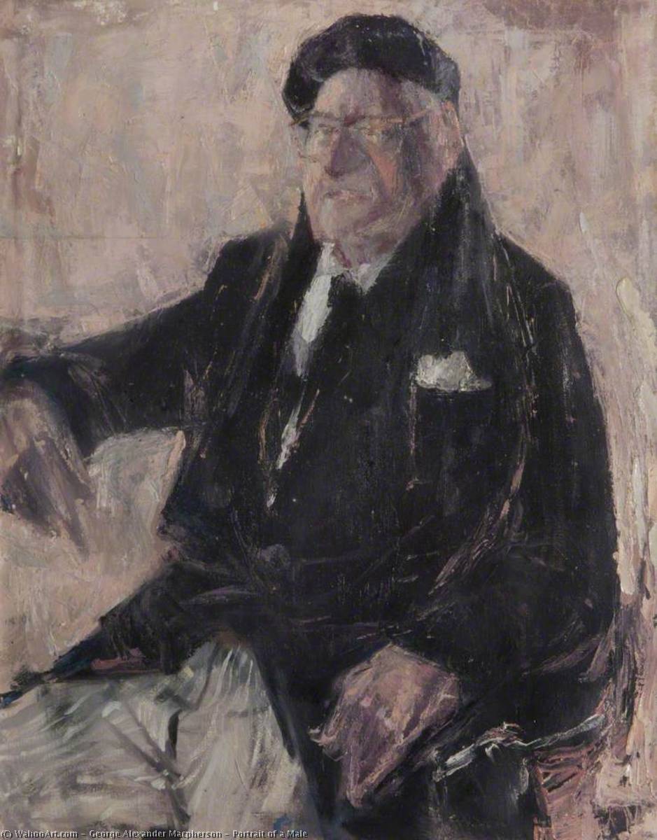 Portrait Of A Male — George Alexander Macpherson