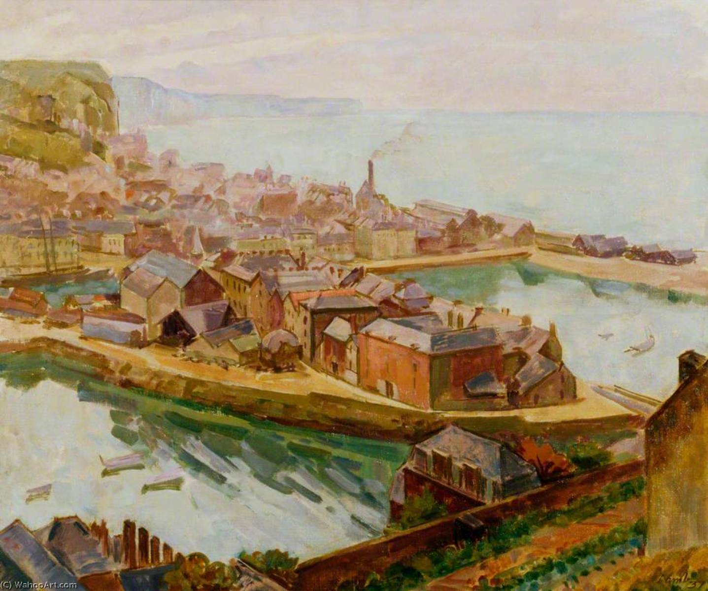 Fécamp Harbour — Генри Лэмб