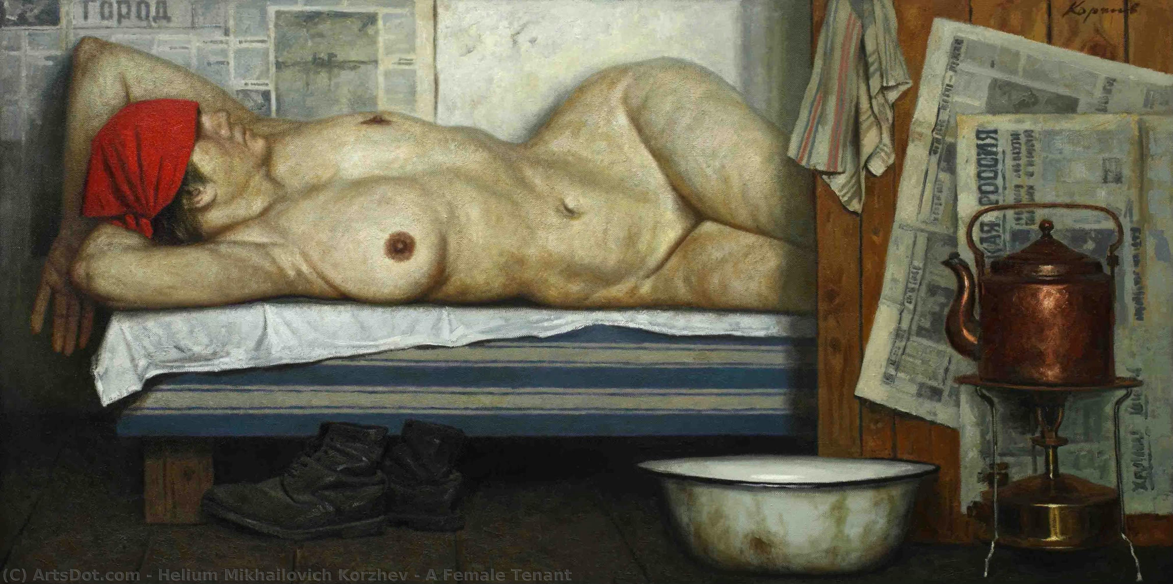 A Female Tenant — Helium Mikhailovich Korzhev