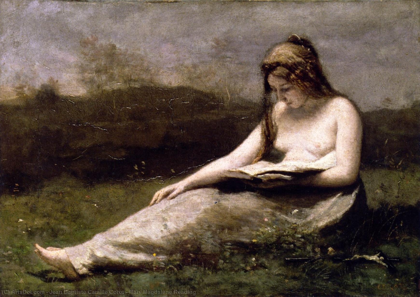 Maria Magdalena Liest — Jean-baptiste-camille Corot