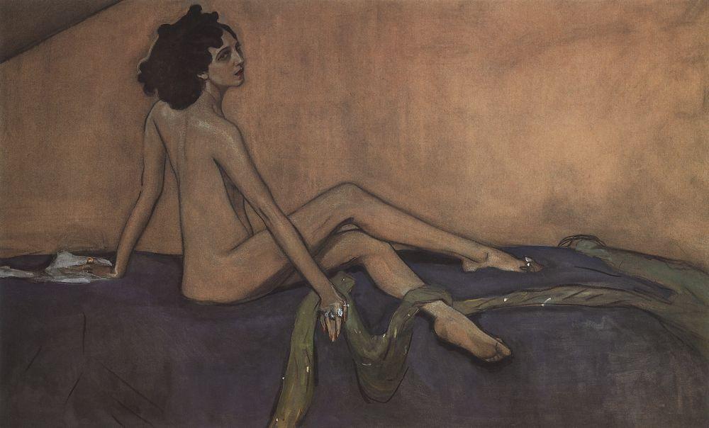 Portrait Of Ida Lvovna Rubinstein — Valentin Alexandrovich Serov