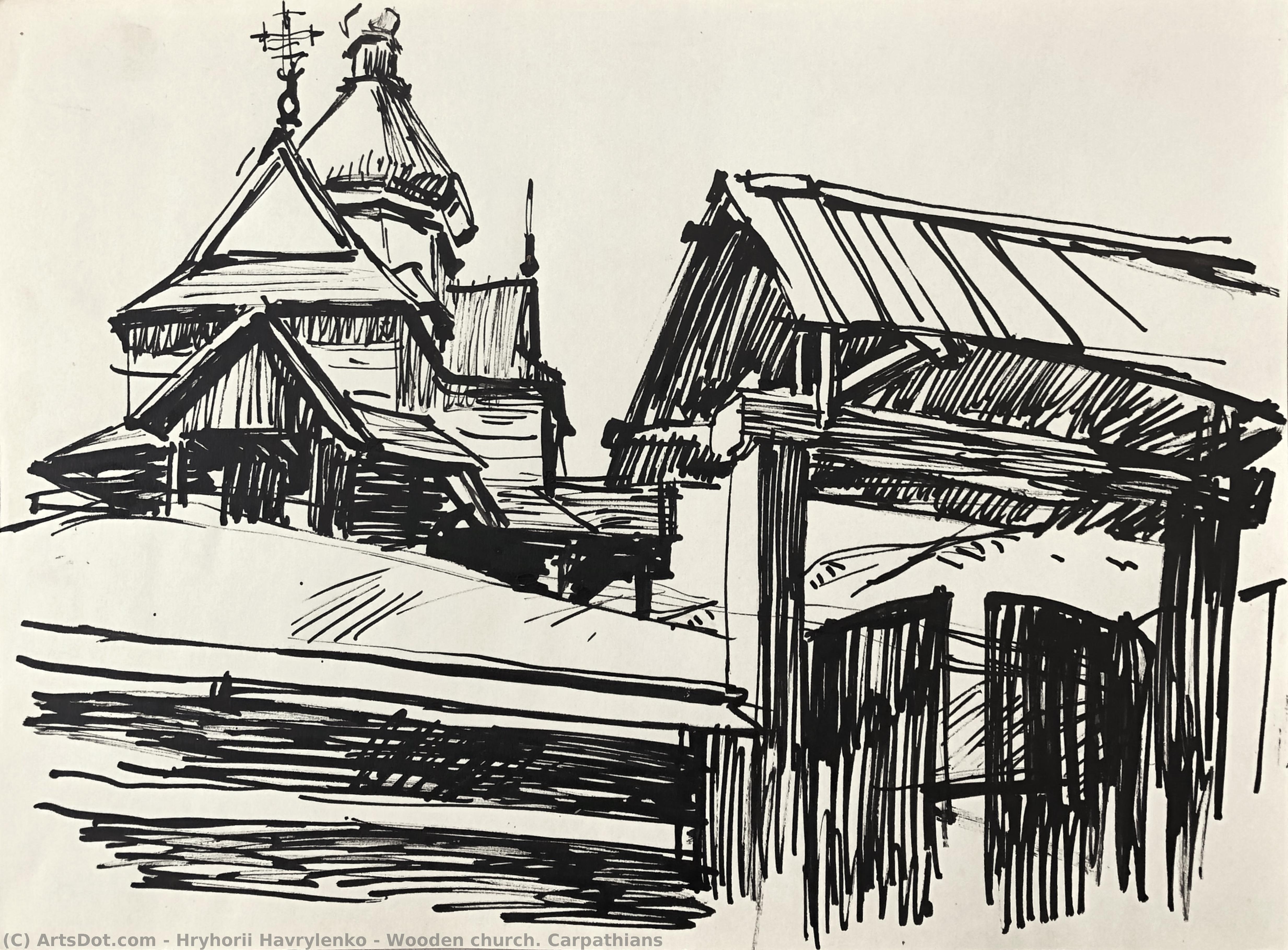 Wooden Church. Carpathians — Hryhorii Havrylenko
