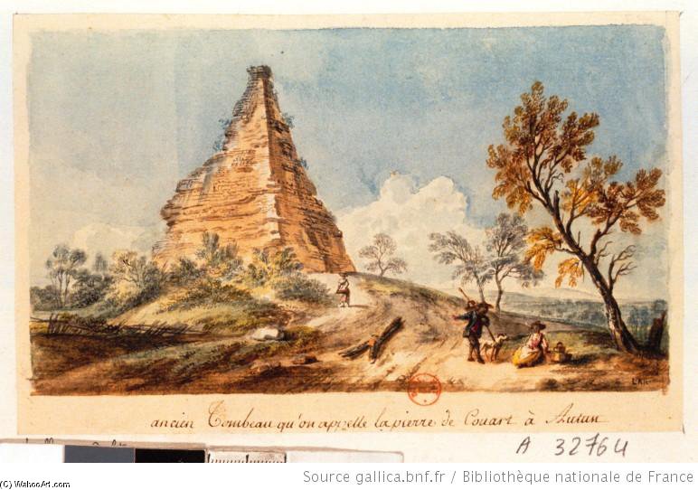 Dessin A La Plume Et Encre Brune — Jean Baptiste Lallemand