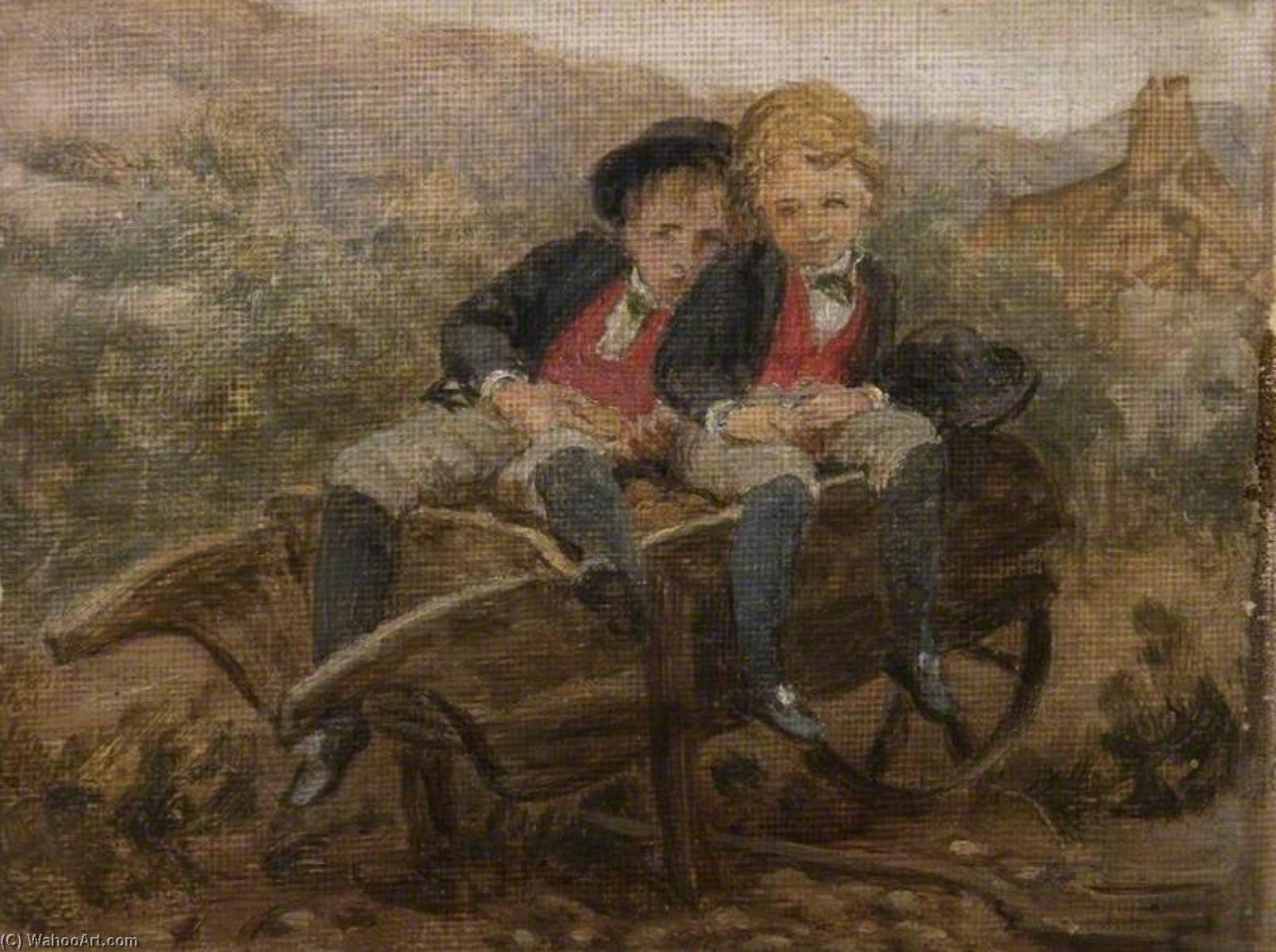 Sketch Of The Honourables Dudley And Archie Hamilton Gordon — Louisa Starr Canziani