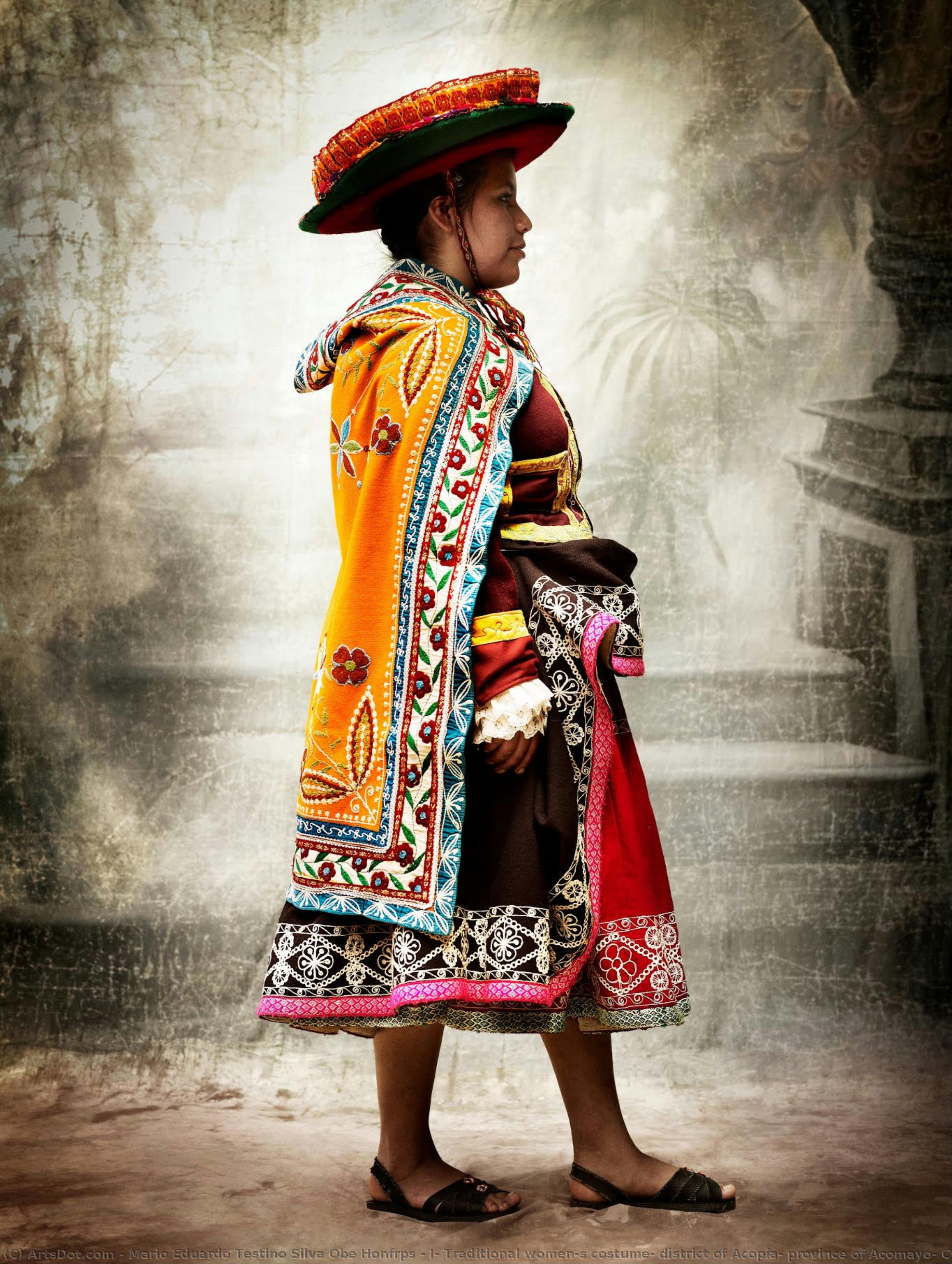 I, Traditional Women’s Costume, District Of Acopía, Province Of Acomayo, Cusco, Peru 2007 — Mario Testino