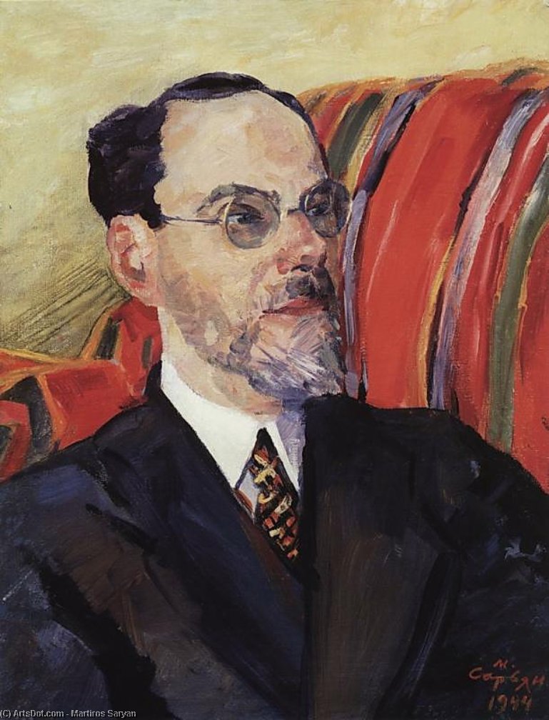 Portrait Of An Art Critic Abram Efros — Martiros Sarian