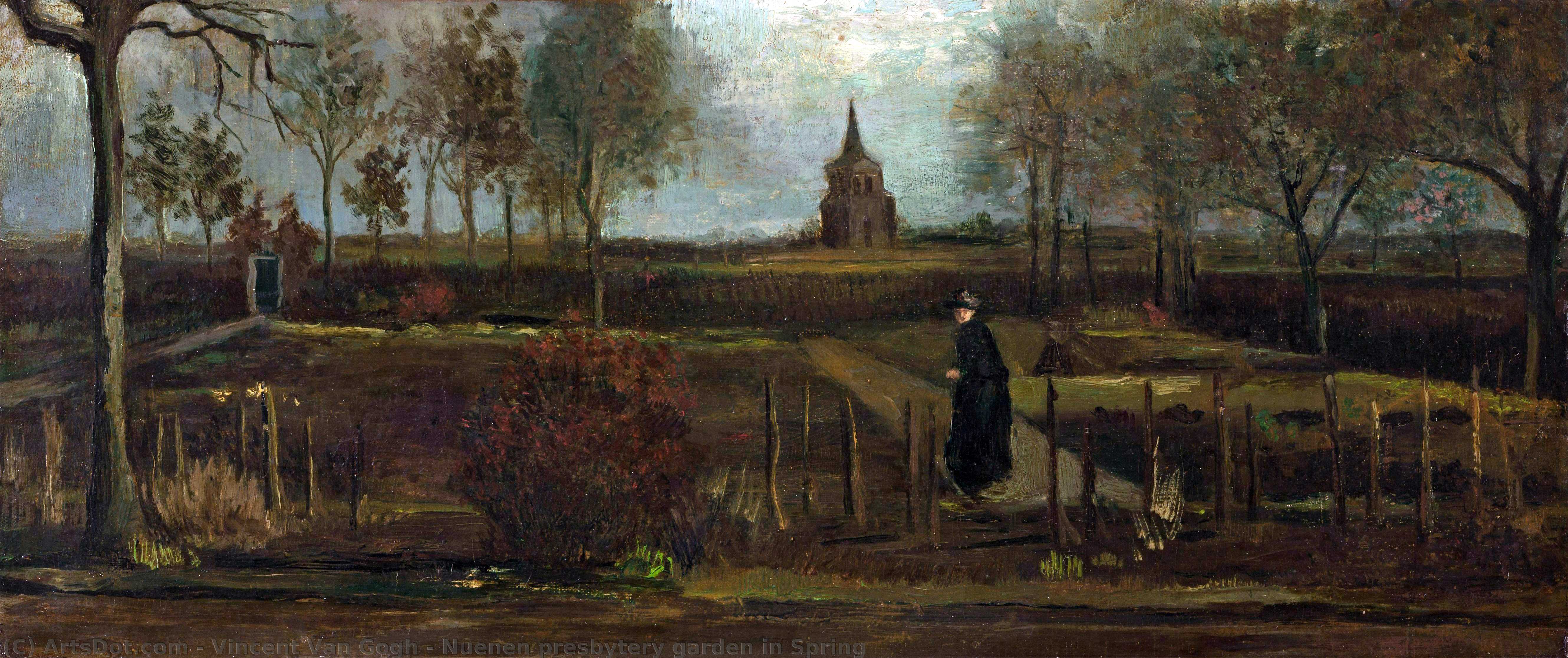 Nuenen Presbytery Garden In Spring — Vincent Willem Van Gogh