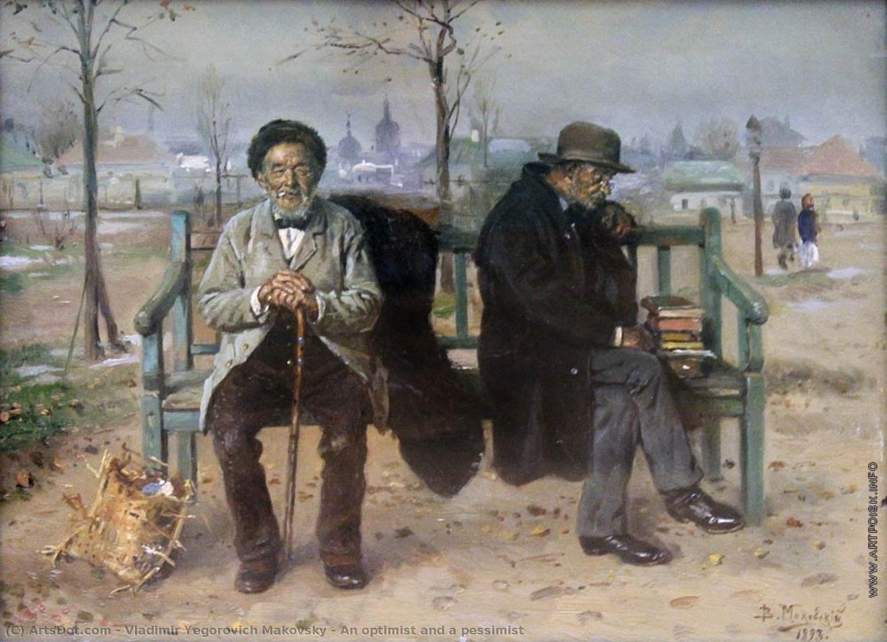An Optimist And A Pessimist — Vladimir Yegorovich Makovsky