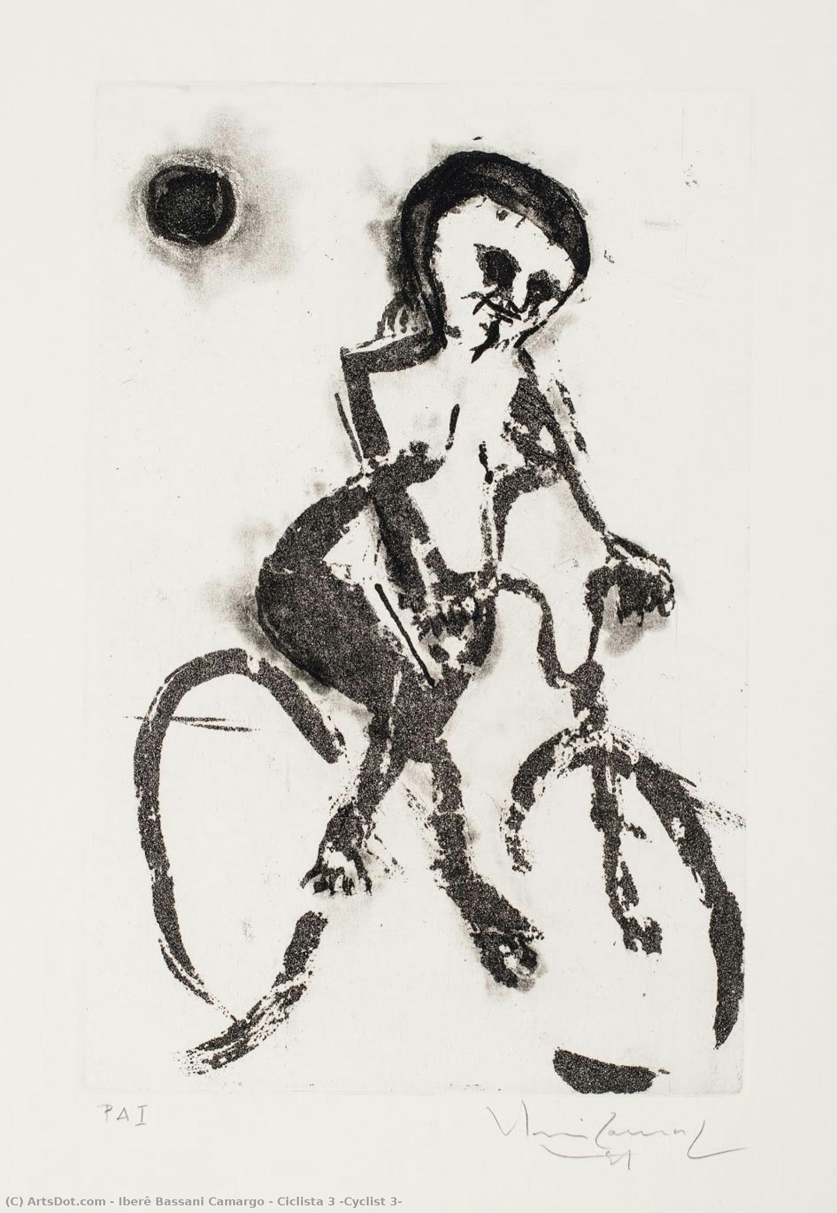 Ciclista 3 (cyclist 3) — Iberê Bassani Camargo