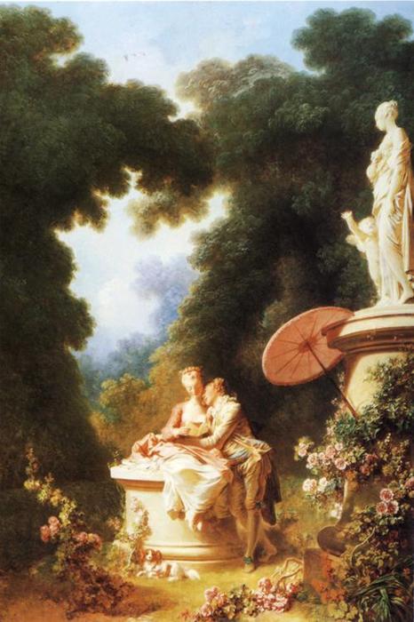 The Loves Of The Shepherds, Love Letters — Jean-honoré Fragonard