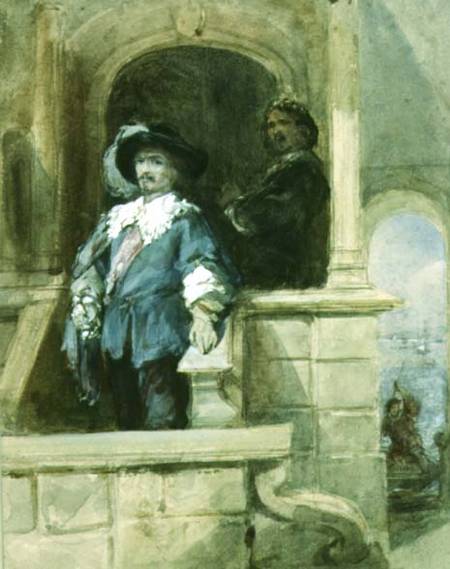 Sir Thomas Wentworth (afterwards Earl Of Strafford) And John Pym — George Cattermole