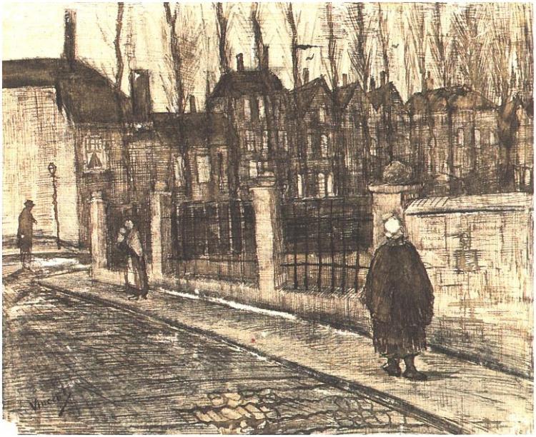 Old Street The Paddemoes — Vincent Willem Van Gogh