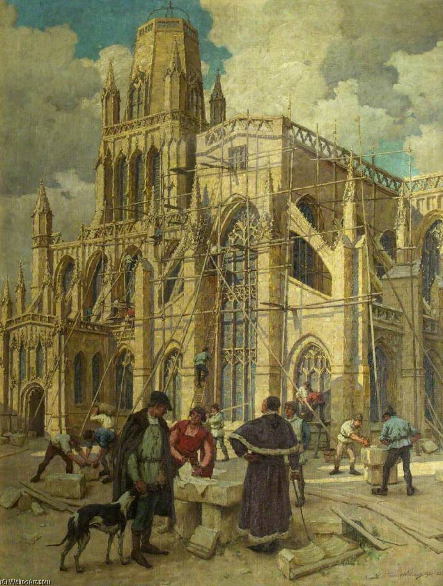 The Rebuilding Of St Mary Redcliffe By William Canynges In 1452 — Terrick John Williams