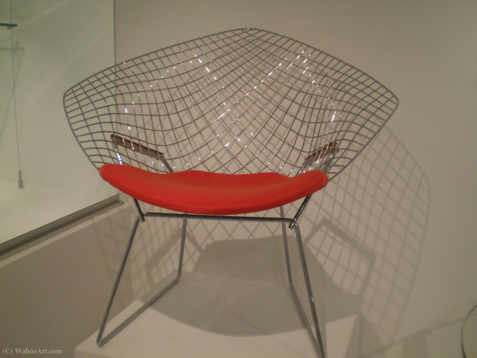 Diamond Chair, (1952) — Harry Bertoia
