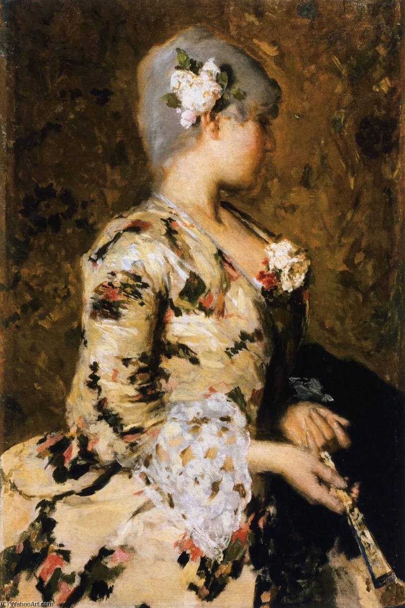 Eighteenth Century Venetian Lady — Giacomo Favretto