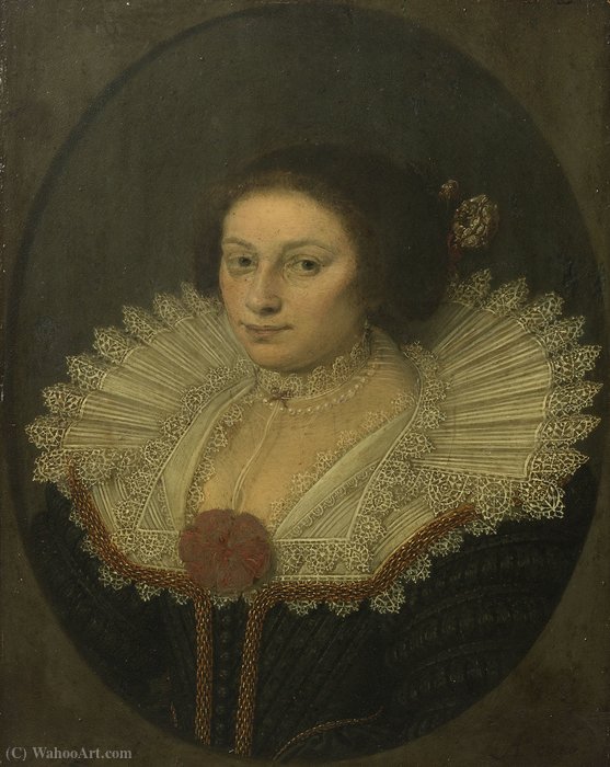 Portrait Of Aertje Witsen — David Bailly