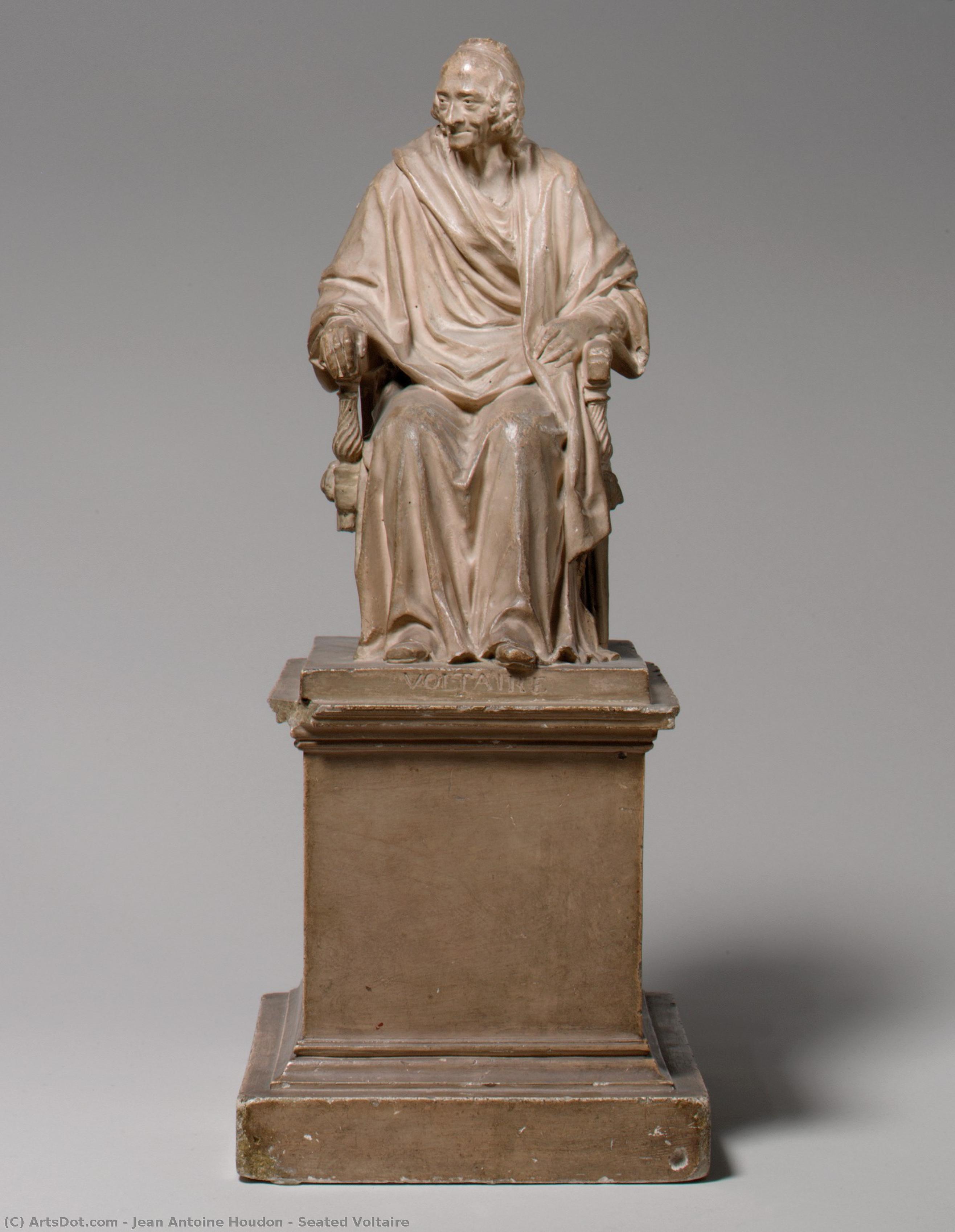 Sitzender Voltaire — Jean-antoine Houdon