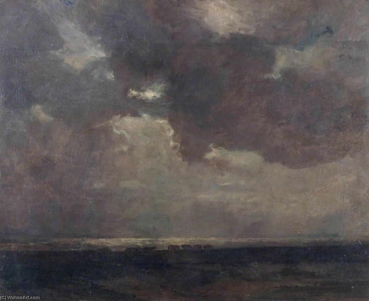 Moonlight By The Sea — Herbert Edwin Pelham Hughes Stanton