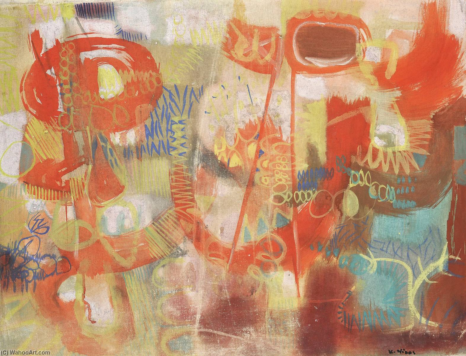 Abstract In Red — Nikos Kessanlis