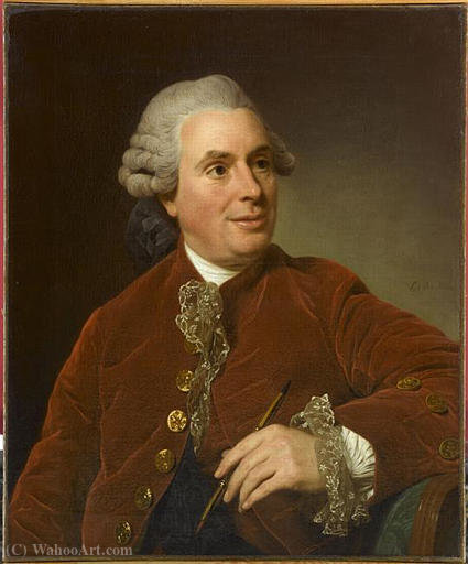 Portrait Of Charles-nicolas Cochin — Charles Nicolas Cochin
