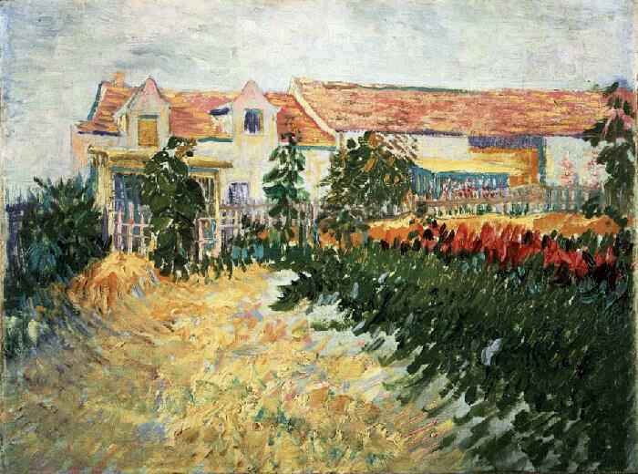 La Casa Con Girasoles — Vincent Willem Van Gogh