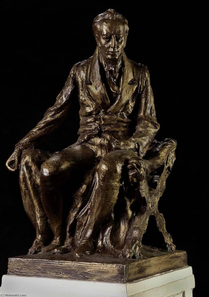 Model For Seated Statue Of James Smithson — Gutzon Borglum