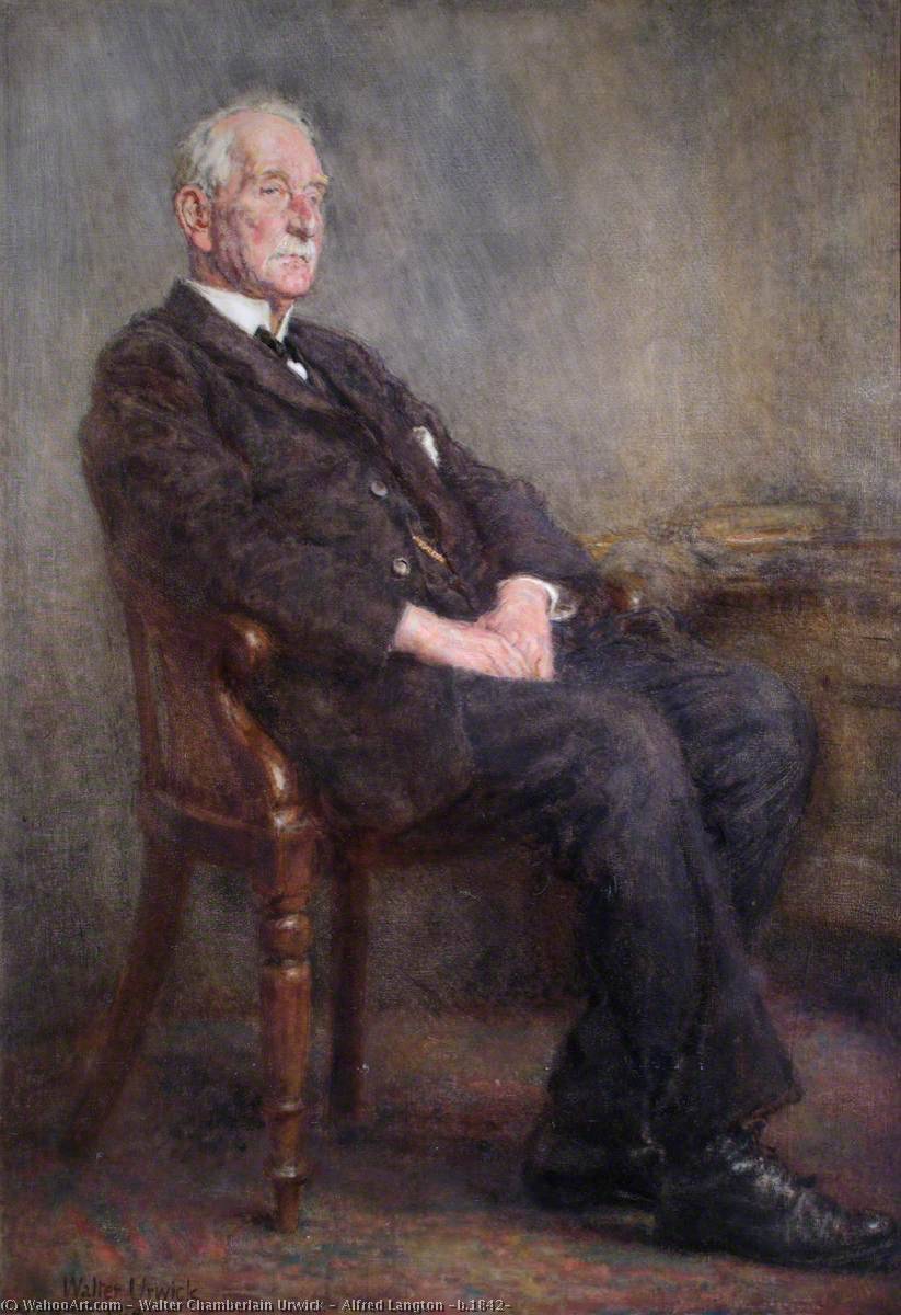 Alfred Langton (b.1842) — Walter Chamberlain Urwick
