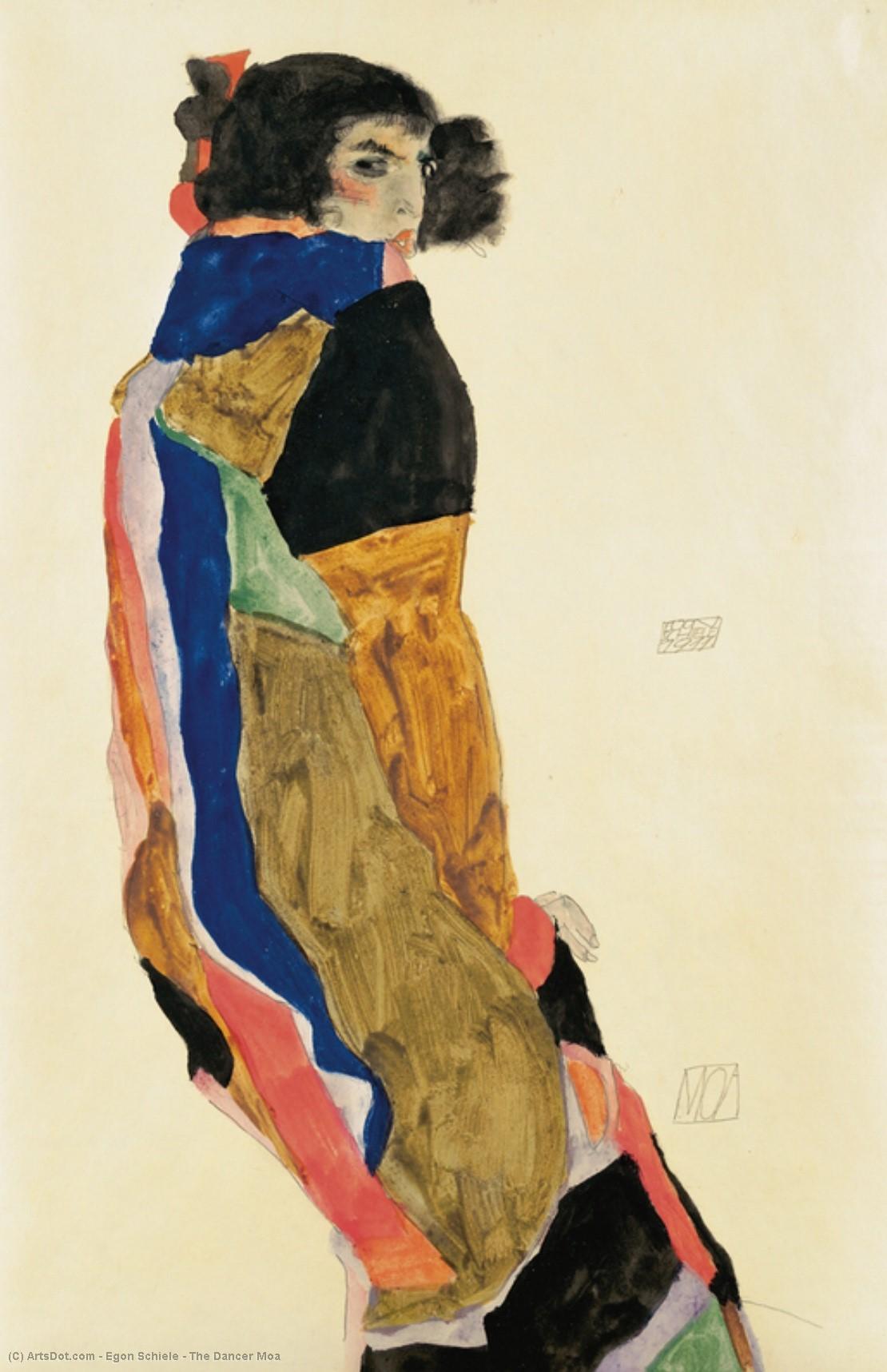 The Dancer Moa — Егон Шиле