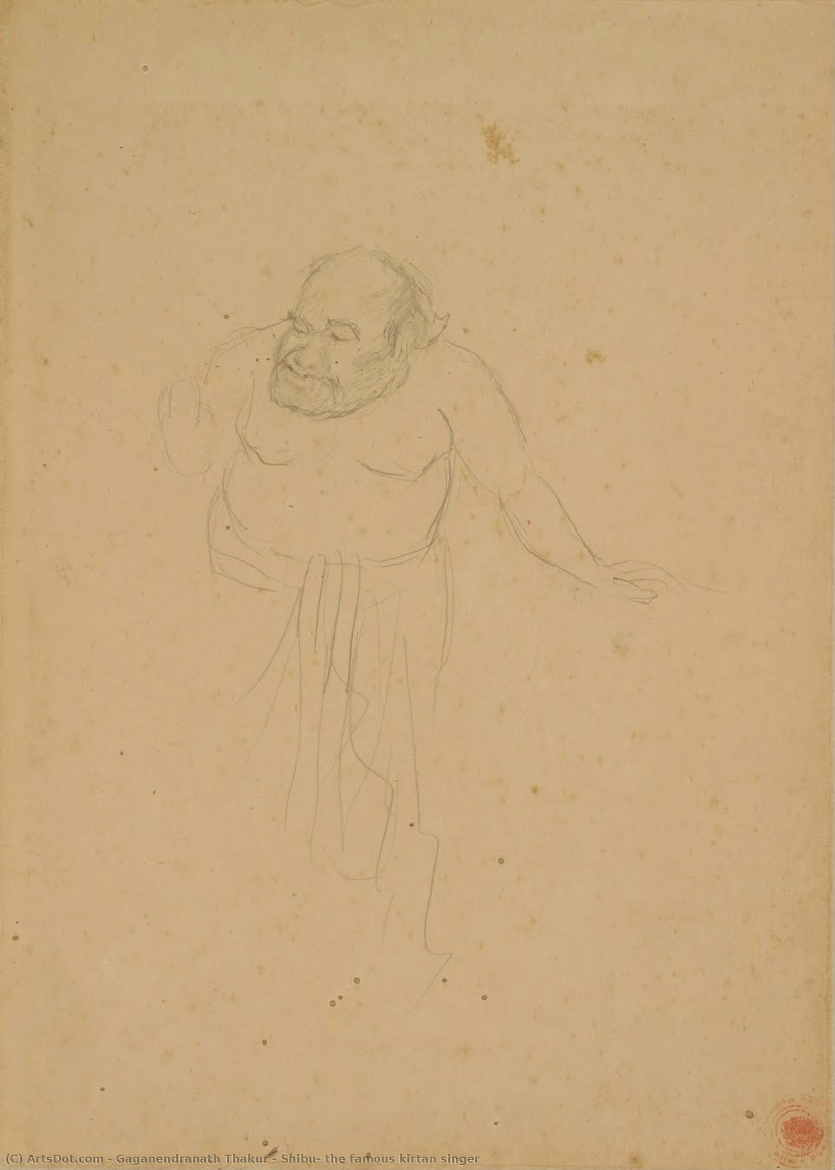 Shibu, The Famous Kirtan Singer — Gaganendranath Thakur