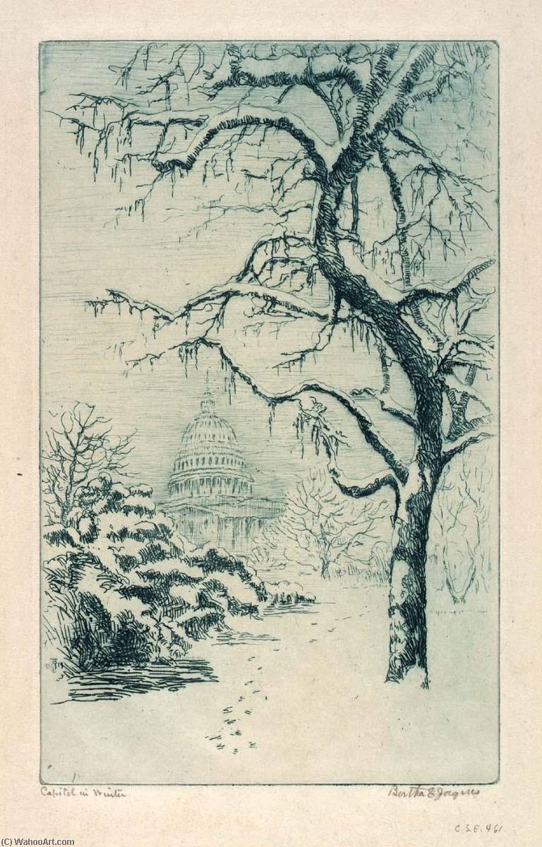 Capitol In Winter — Bertha Evelyn Jaques