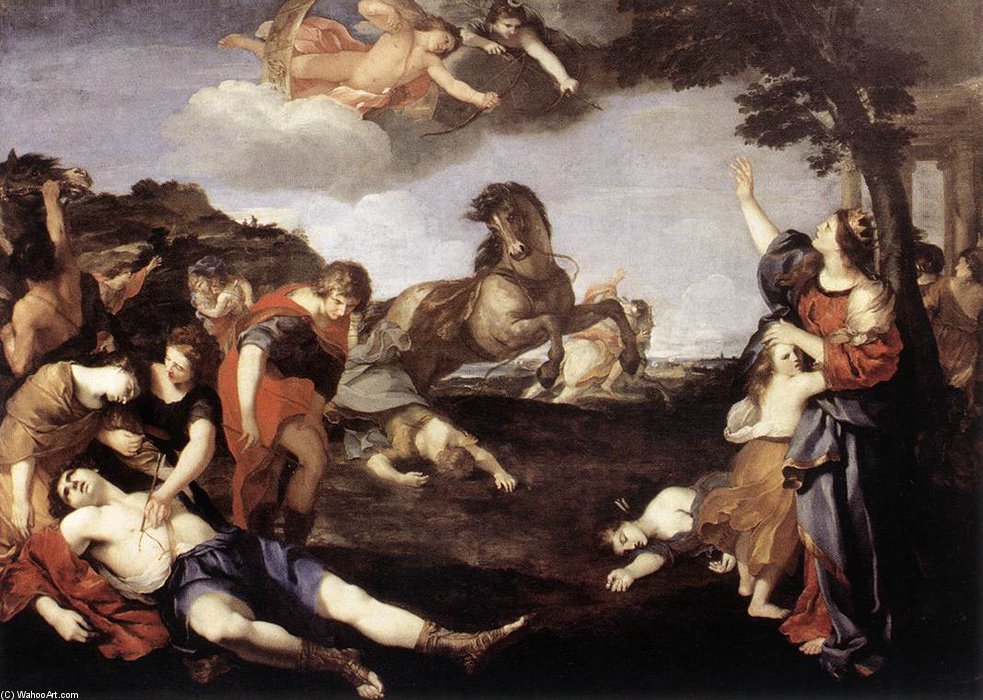 The Massacre Of The Niobids — Andrea Camassei