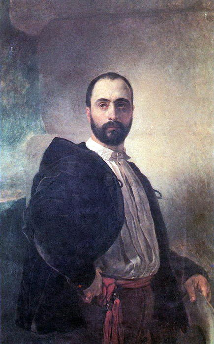 Portrait Of Angelo Tittoni — Karl Pavlovich Bryullov