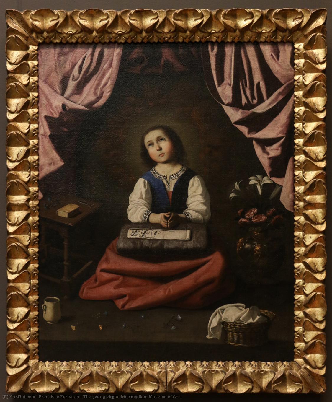 Die Junge Jungfrau — Francisco De Zurbarán