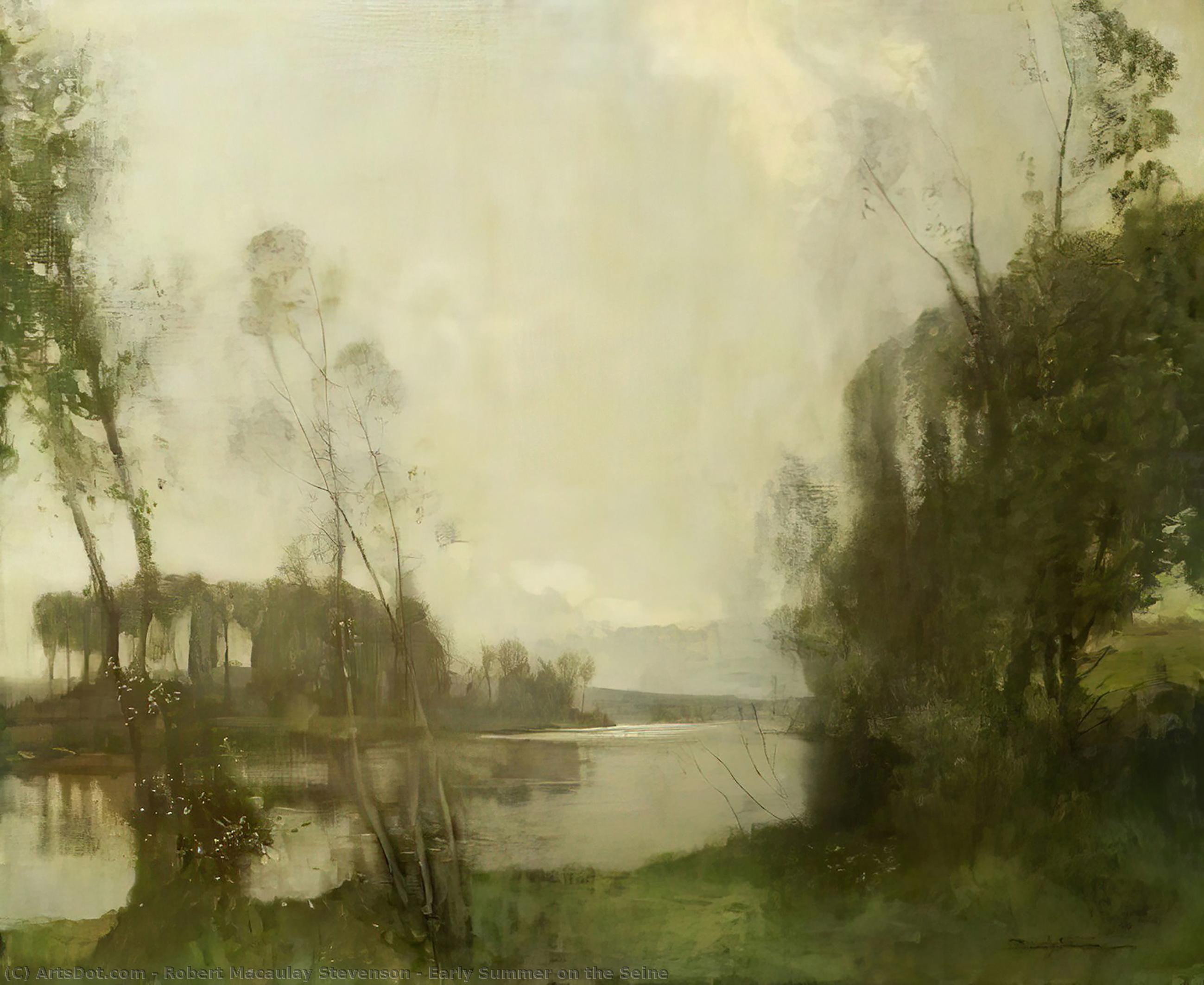 Early Summer On The Seine — Robert Macaulay Stevenson