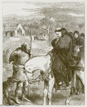 King John And The Abbot Of Canterbury — John Gilbert