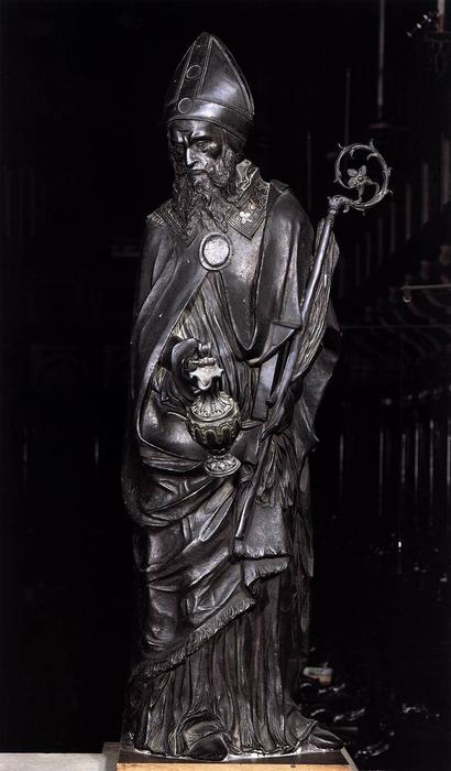 Miracle Of The New-born Child (detail) — Donatello